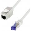 LogiLink CC5152S RJ45 síťové kabely, propojovací kabely CAT 6A S/FTP 25 m šedá s ochranou 1 ks