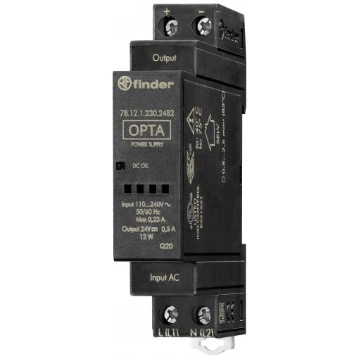 Finder 78.12.1.230.2482 síťový zdroj na DIN lištu 24 V/DC 0.63 A 12 W Obsah 1 ks