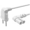 Hama 00221102 napájecí síťový kabel bílá 5 m