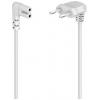 Hama 00221102 napájecí síťový kabel bílá 5 m