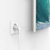 Hama 00221102 napájecí síťový kabel bílá 5 m
