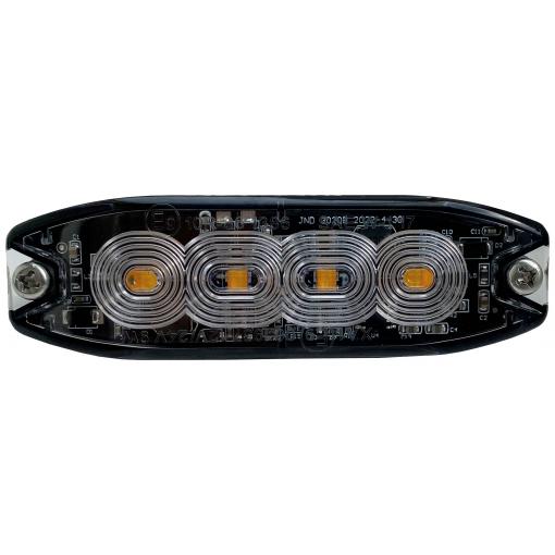 Berger & Schröter čelní blikač / odklízecí vozidlo LED Front- Heckblitzer orange E9 10R-06 1386, SAE W117, X A1 E9 00.1957 12 V, 24 V přes palubní síť k