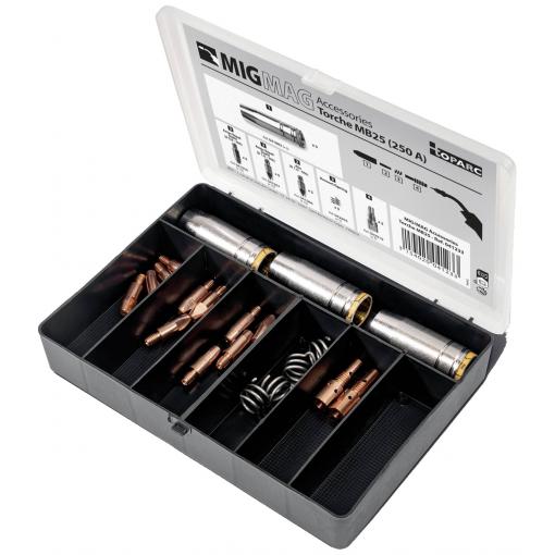 Toparc 041233 81 ks příslušenství Sada příslušenství MB 25 - 250 A.