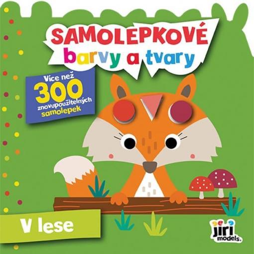 Samolepková knížka V lese – barvy a tvary pro nejmenší