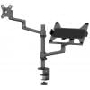 Neomounts držák na stůl pro monitor DS20-425BL2 1 Displej: (s) 43,2 cm (17) - 68,6 cm (27) černá naklápěcí, otočný, nakláněcí, nastavitelná výška