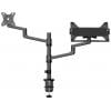 Neomounts držák na stůl pro monitor DS20-425BL2 1 Displej: (s) 43,2 cm (17) - 68,6 cm (27) černá naklápěcí, otočný, nakláněcí, nastavitelná výška