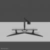 Neomounts držák na stůl pro monitor DS75S-950BL2 2 Displej: (s) 43,2 cm (17) - 68,6 cm (27) černá naklápěcí, otočný, nakláněcí, nastavitelná výška
