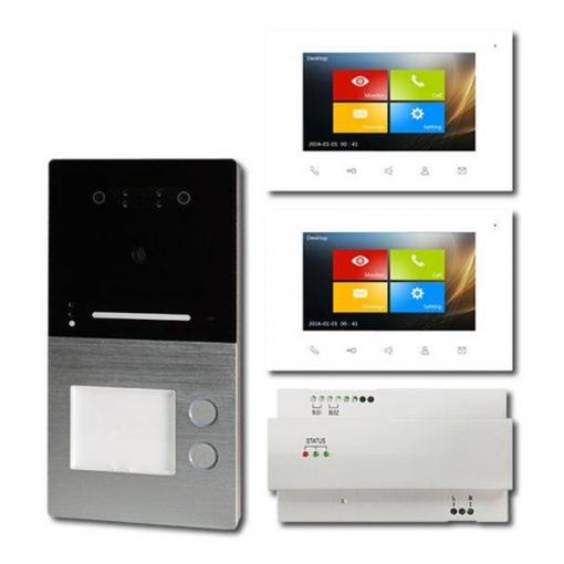 HHG VILLA AP SET 2 FI Sada domovního videotelefonu vícebarevná, Villa AP Set 2 FI