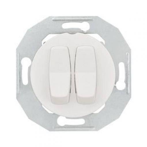 ELSO WDE011026 Dvojitý přepínač ELSO WDE011026 s centrální deskou WS Renova 1 ks