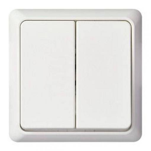 ELSO 506254 Dvojitý spínač ELSO 506254 42 v / 1 a AP RENOVACE čistě bílá 1 ks