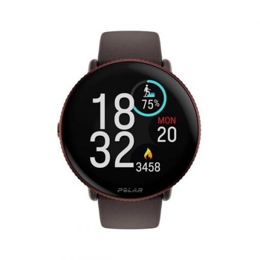 Polar Ignite 3 Titanium Leather sportovní hodinky M/L hnědá