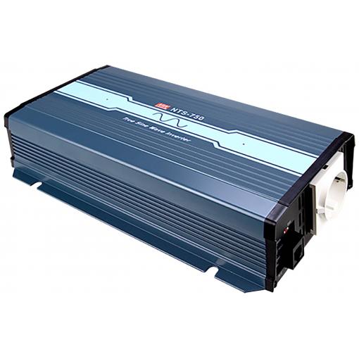MEAN WELL měnič napětí NTS-750-248EU, 750 W, 48 V/DC -> 230 V/AC, čistá sinusoida