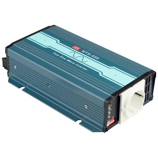 MEAN WELL měnič napětí NTS-450-224EU, 450 W, 24 V/DC -> 230 V/AC, čistá sinusoida