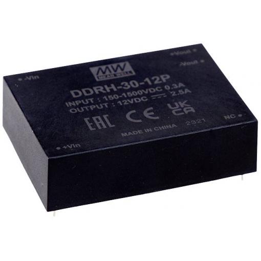 MEAN WELL DDRH-30-12P DC/DC měnič napětí do DPS 12 V/DC Počet výstupů:1 x Obsah 1 ks