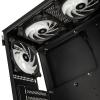 Kolink Observatory HF Glass PC skříň černá 2 předinstalované LED ventilátory, 4 předinstalované LED ventilátory