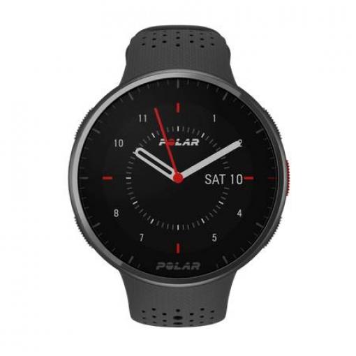 Polar Pacer Pro GPS hodinky pro běžce S/L karbonová, šedá