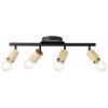 Brilliant Tiffany 99683/76 stropní lampa E27 28 W černá (matná), přírodní