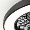 Brilliant G93854/06 Mazzaro LED stropní světlo s ventilátorem LED Energetická třída (EEK2021): E (A - G) 40 W černá