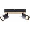 Brilliant Jello Wood G93069/76 LED stropní reflektor LED GU10 4.5 W dřevo, černá