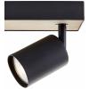 Brilliant Jello Wood G93070/76 LED stropní reflektor LED GU10 Energetická třída (EEK2021): F (A - G) 4.5 W dřevo, černá