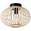 Brilliant 92859/09 Enca stropní svítidlo E27 60 W přírodní, černá