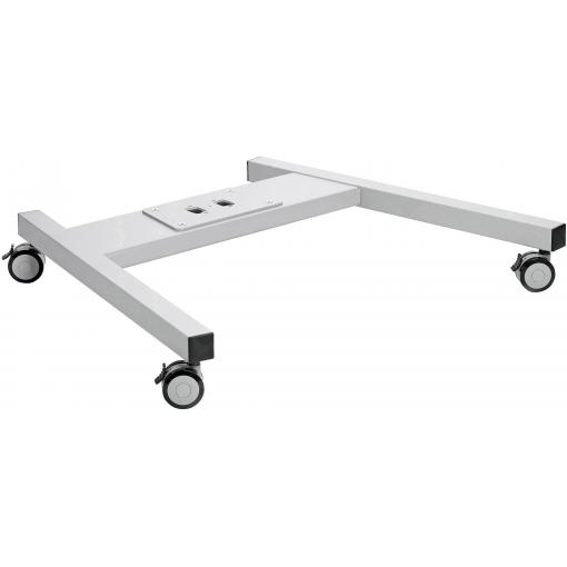 Vogels podstavec na kolečkách Vhodný pro série držáků: Vogels modulares Display-Deckenhalterungssystem Connect-it stříbrná