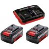 Einhell Professional Power X-Change GP-CM 36/450 (2x 4,0Ah) akumulátor Akumulátorová sekačka Vč. nabíječky Twincharger, + 2. akumulátor 4 000 mAh 18 V šířka