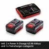 Einhell Professional Power X-Change GP-CM 36/450 (2x 4,0Ah) akumulátor Akumulátorová sekačka Vč. nabíječky Twincharger, + 2. akumulátor 4 000 mAh 18 V šířka