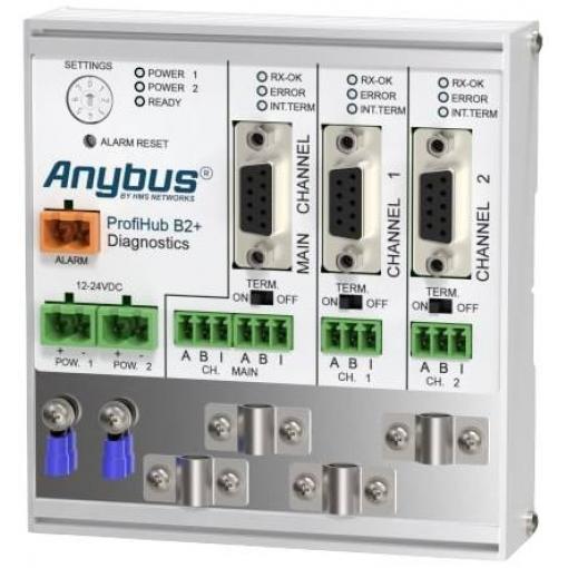 repeater / opakovač RS-485 Anybus ProfiHub B2+R Provozní napětí: 12 V/DC
