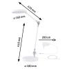 Paulmann NUMIS 79884 LED stolní lampa LED 11 W bílá