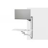 Digitus držák na zeď pro monitor DA-90451 1 Displej: (s) 5,1 cm (2) - 304,8 cm (120) černá, bílá odnímatelný, otočný, nastavitelná výška, naklápěcí, otočný