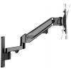 Digitus držák na zeď pro monitor DA-90428 1 Displej: (s) 43,2 cm (17) - 114,3 cm (45) černá odnímatelný, otočný, nastavitelná výška, naklápěcí, otočný