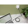 Digitus Kabel USB-C USB 4.0 USB-C ® zástrčka 3.00 m černá stínění pletivem, stíněný, odolné proti roztržení, kulatý, 8K UHD DB-300443-030-S