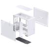 Jonsbo Jonsbo U4 Mini Micro-ATX-Gehäuse, Tempered Glass - weiß micro tower pouzdro, herní pouzdro, PC skříň bílá