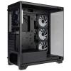 Kolink Kolink Unity Peak ARGB Midi-Tower Showcase, Tempered Glass - schwarz midi tower pouzdro, herní pouzdro, PC skříň černá