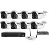5MPx ZOOM COLORVU kamerový IP POE set - 8x NC965+, POE switch 8 + 1, NVR | ZONEWAY 8-NC965+3016