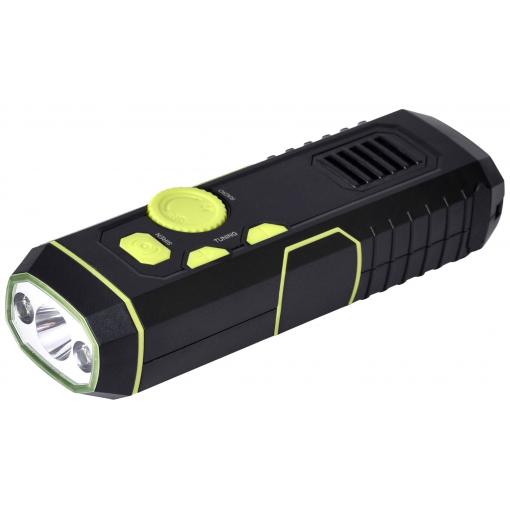 XCell Radiolight Dynamo LED kapesní svítilna, napájeno akumulátorem, dynamo, 30 lm, 10 h, 162 g