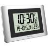 Techno Line WS8028 DCF rádiové hodiny 220 mm x 56 mm x 150 mm x 56 mm, stříbrná