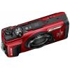 OM System TG-7 red digitální fotoaparát 12 Megapixel Zoom (optický): 4 x červená odolný proti nárazu, vodotěsný, 4K video