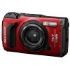 OM System TG-7 red digitální fotoaparát 12 Megapixel Zoom (optický): 4 x červená odolný proti nárazu, vodotěsný, 4K video