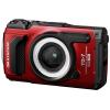 OM System TG-7 red digitální fotoaparát 12 Megapixel Zoom (optický): 4 x červená odolný proti nárazu, vodotěsný, 4K video