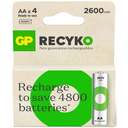 Nabíjecí baterie GP ReCyko 2600 AA (HR6) cena za balení 4 ks