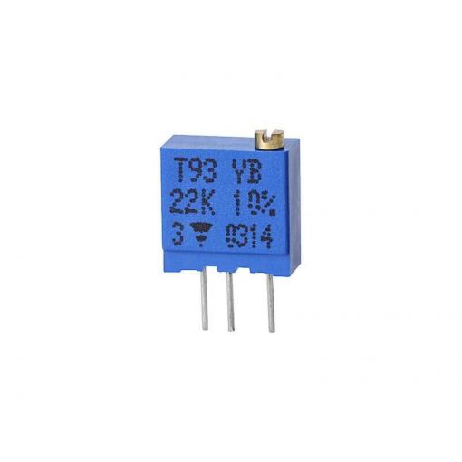 Vishay T93YB103KT20 T93YB103KT20 víceotáčkový trimr lineární 0.5 W 10 kΩ 1 ks