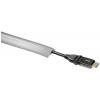 Hama Kabelová lišta PVC šedá flexibilní (Ø x v) 10 mm x 10 mm 1 ks 00220982
