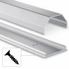Hama Kabelová lišta hliník stříbrná tuhý (d x š x v) 1.1 m x 50 mm x 26 mm 1 ks 00220986