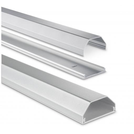 Hama Kabelová lišta hliník stříbrná tuhý (d x š x v) 1.1 m x 50 mm x 26 mm 1 ks 00220986