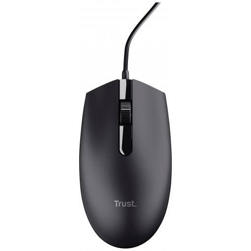 Trust TM-101 optická myš, přenos USB, 3 tlačítko, 1200 dpi, černá