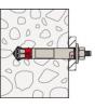 Fischer 567788 FSU-P M12x125/50 Šroubová kotva 210 mm 10 ks