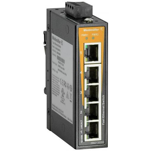 Weidmüller 2682130000 IE-SW-EL05-5TX průmyslový ethernetový switch 5 portů 100 MBit/s