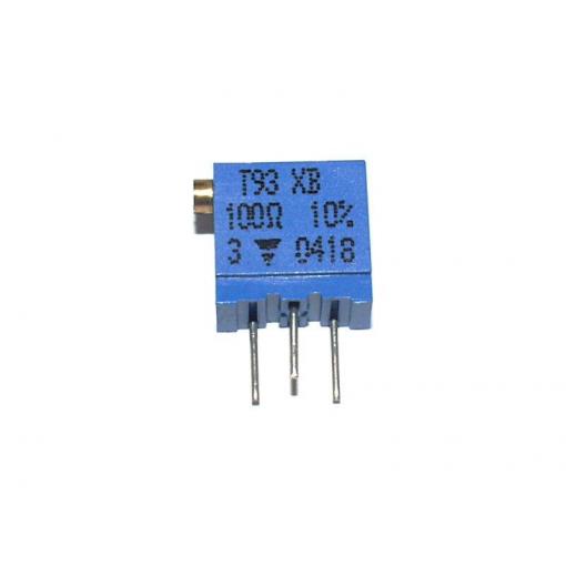 Vishay T93XB104KT20 T93XB104KT20 víceotáčkový trimr lineární 0.5 W 100 kΩ 1 ks